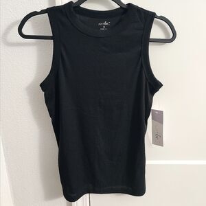NWT Black Ribbed Tank Top